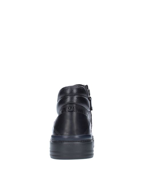 CAR-10242.3 high trainers in leather BLU BARRETT | CAR-10242.3NERO